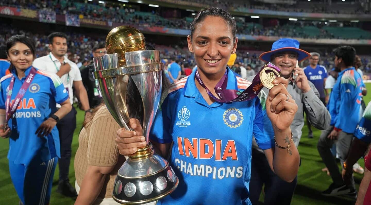 Captain Harmanpreet Kaur has clocked these numbers in Women's ODIs 