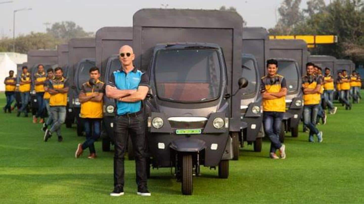 Amazon to build a fleet of 'Made in India' EVs Amazon to build a fleet of 'Made in India' EVs