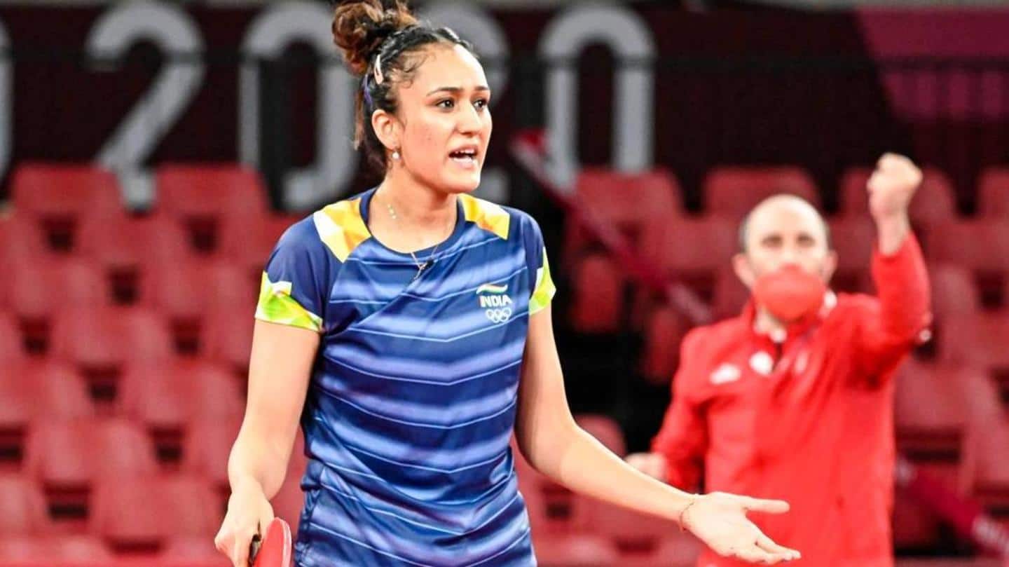 Manika had reached the third round at Tokyo Olympics Manika had reached the third round at Tokyo Olympics