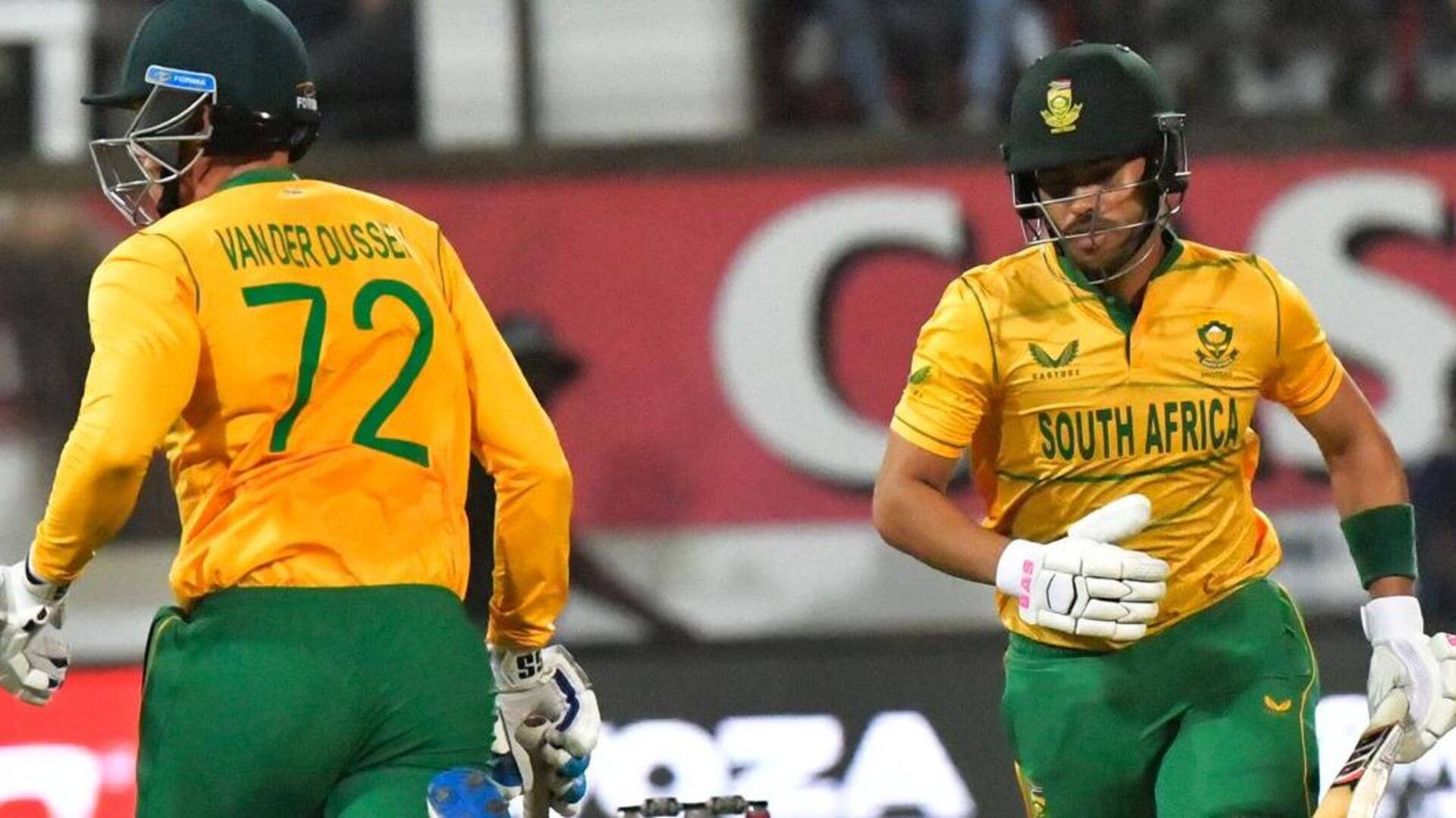 Reeza Hendricks slams his 14th T20I half-century: Key stats