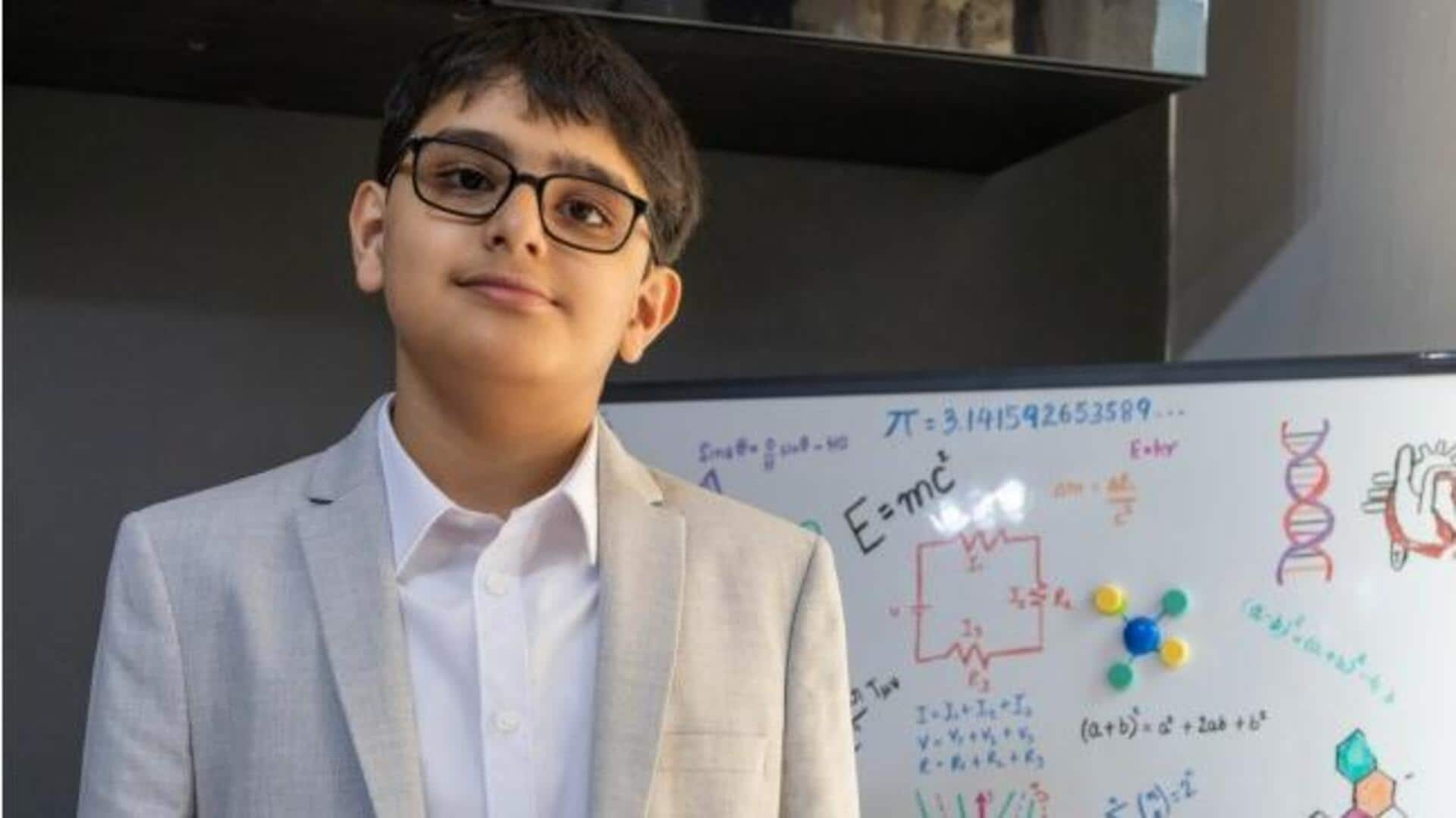 Indian-origin boy Krish Arora, 10, scores IQ higher than Einstein