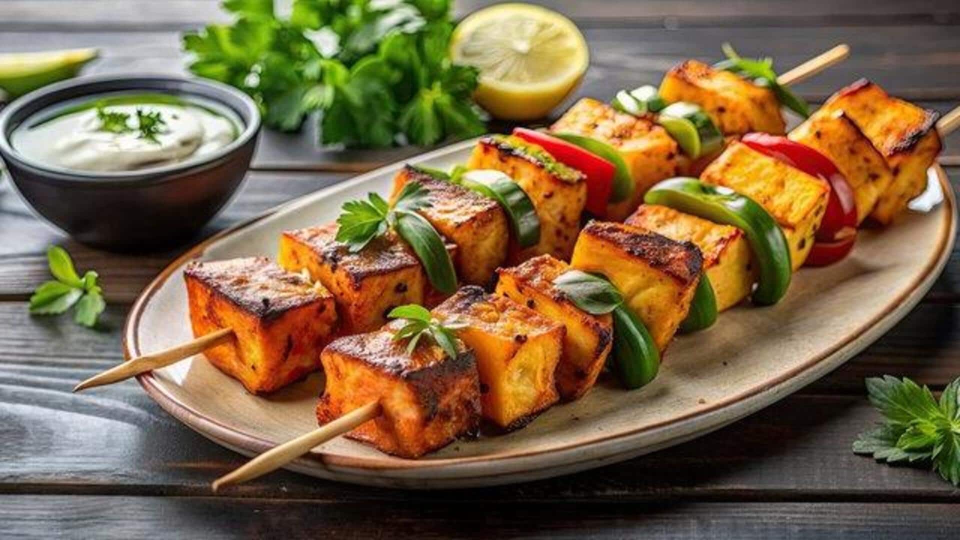 5-minute breakfasts: Sesame-crusted paneer bites