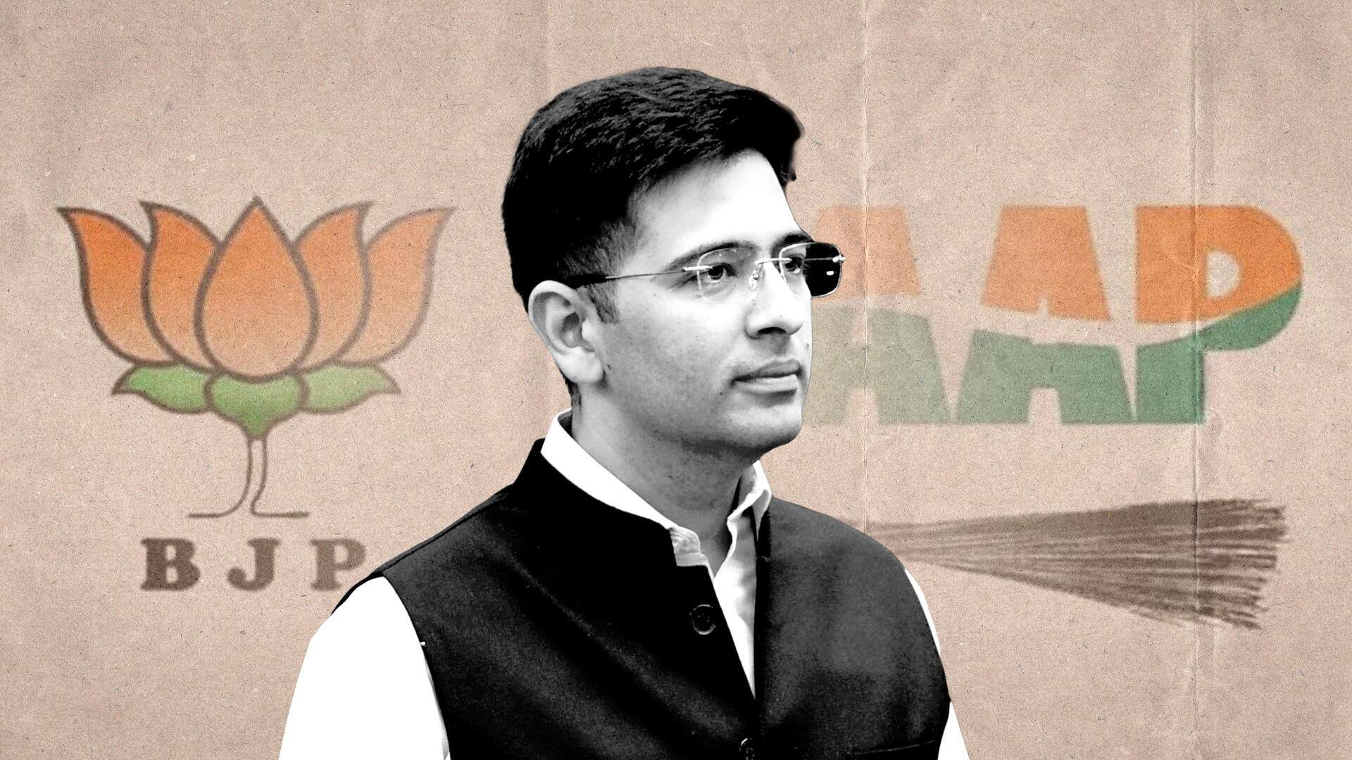 'Forged' signatures row: Raghav Chadha challenges BJP to show paper