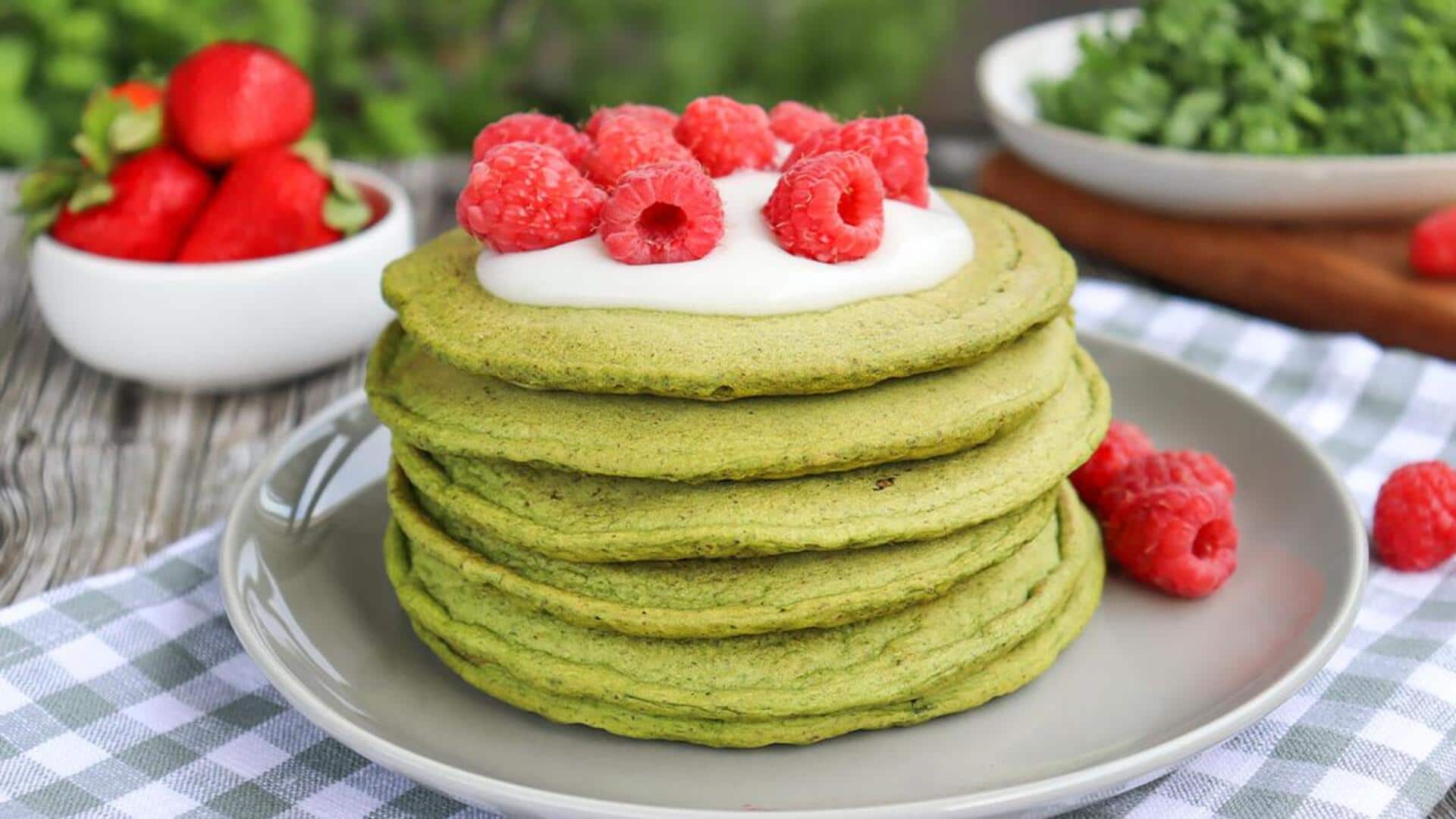 Kale pancakes: A healthy twist to breakfast Kale pancakes: A healthy twist to breakfast