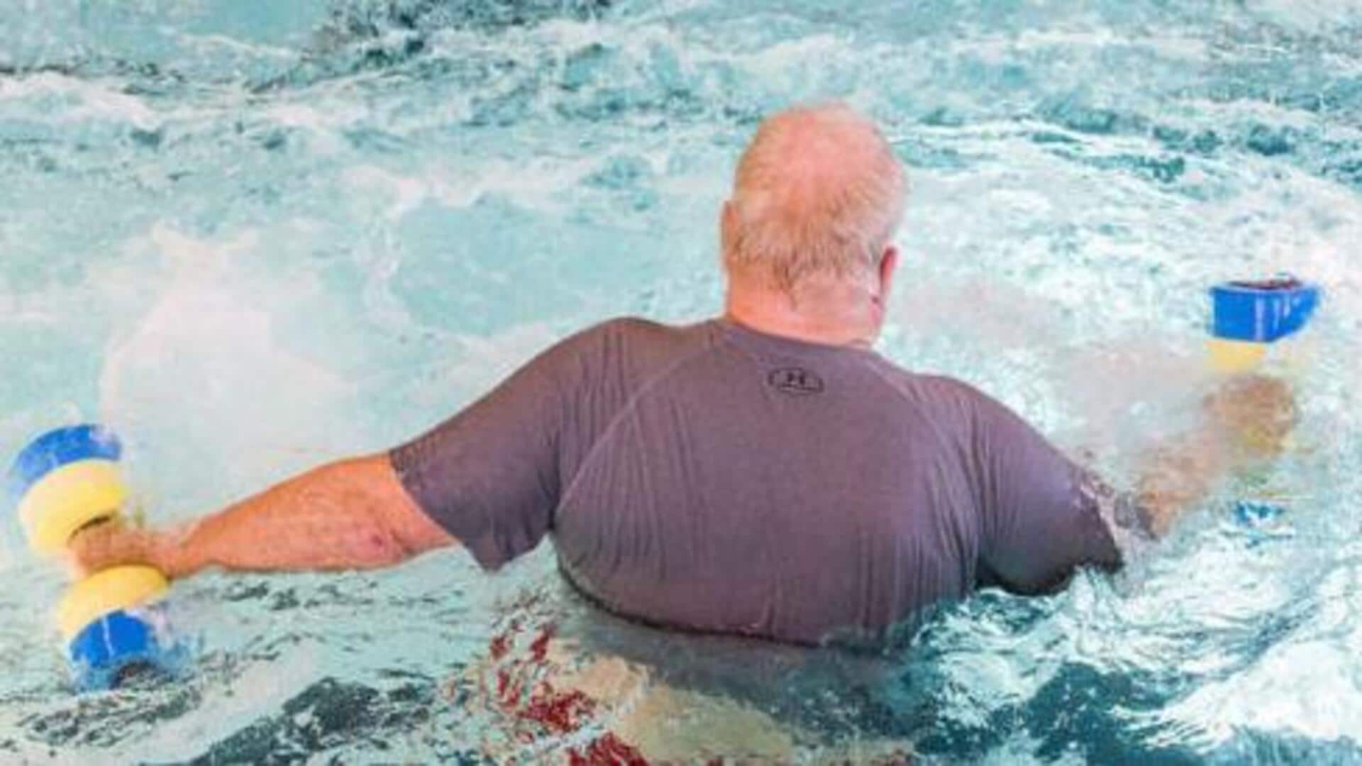 Aqua aerobics can do wonders for your health! Aqua aerobics can do wonders for your health!