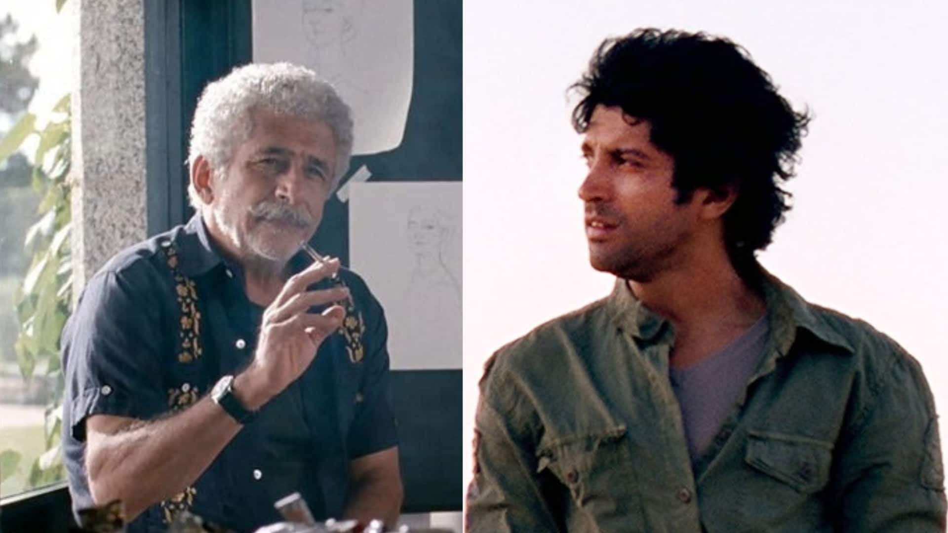 How 'ZNMD' scene with Naseeruddin stirred Farhan Akhtar's childhood memories