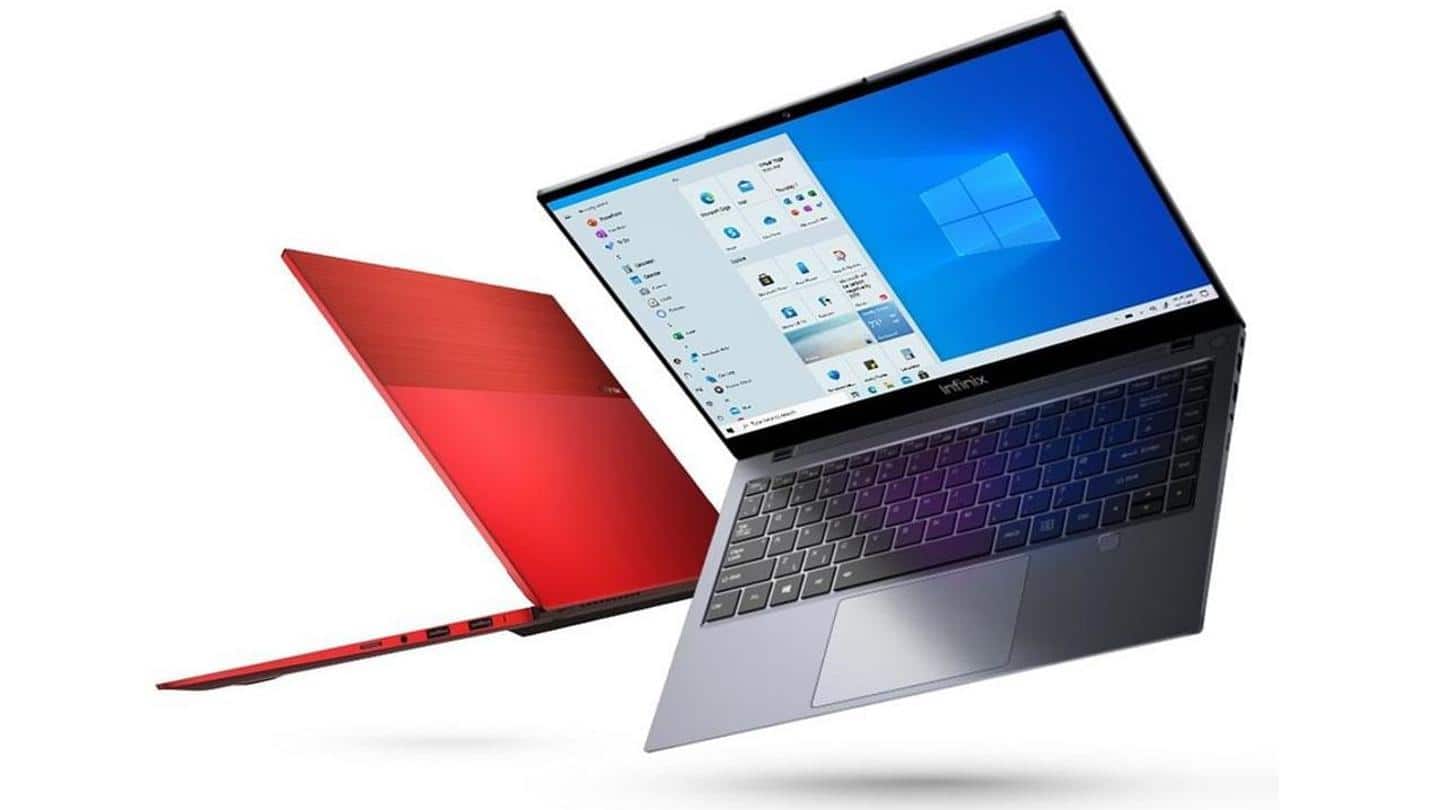 Infinix INBook X1 laptop, with 10th-generation Intel Core processor, launched