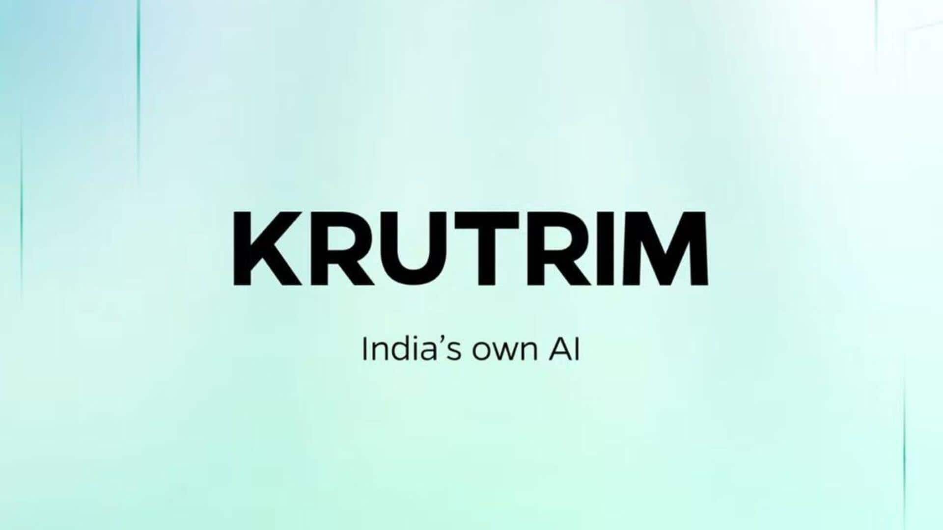 After Gemini, India's Krutrim AI chatbot faces flak for inaccuracy 