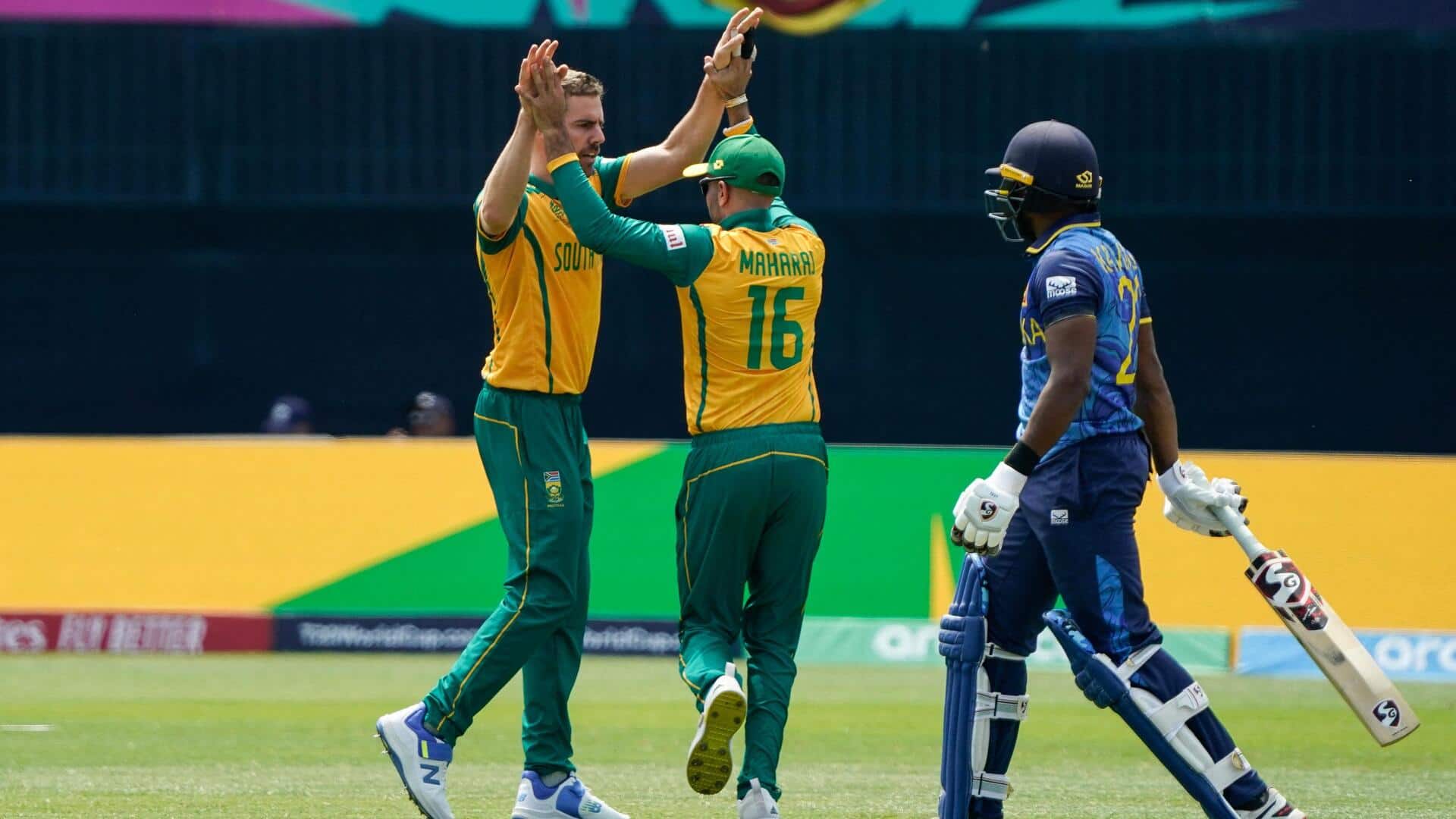 T20 World Cup: Anrich Nortje records best figures for SA  
