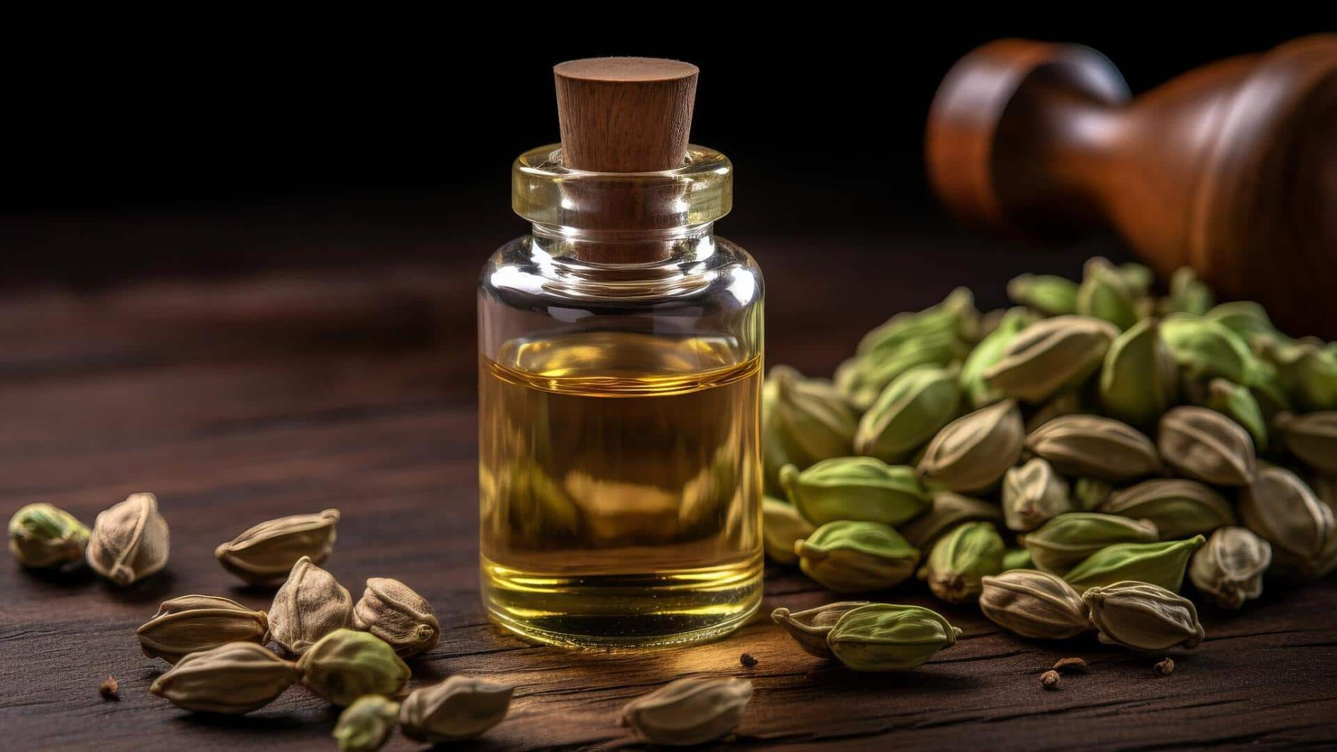 Enhancing study focus with cardamom oil