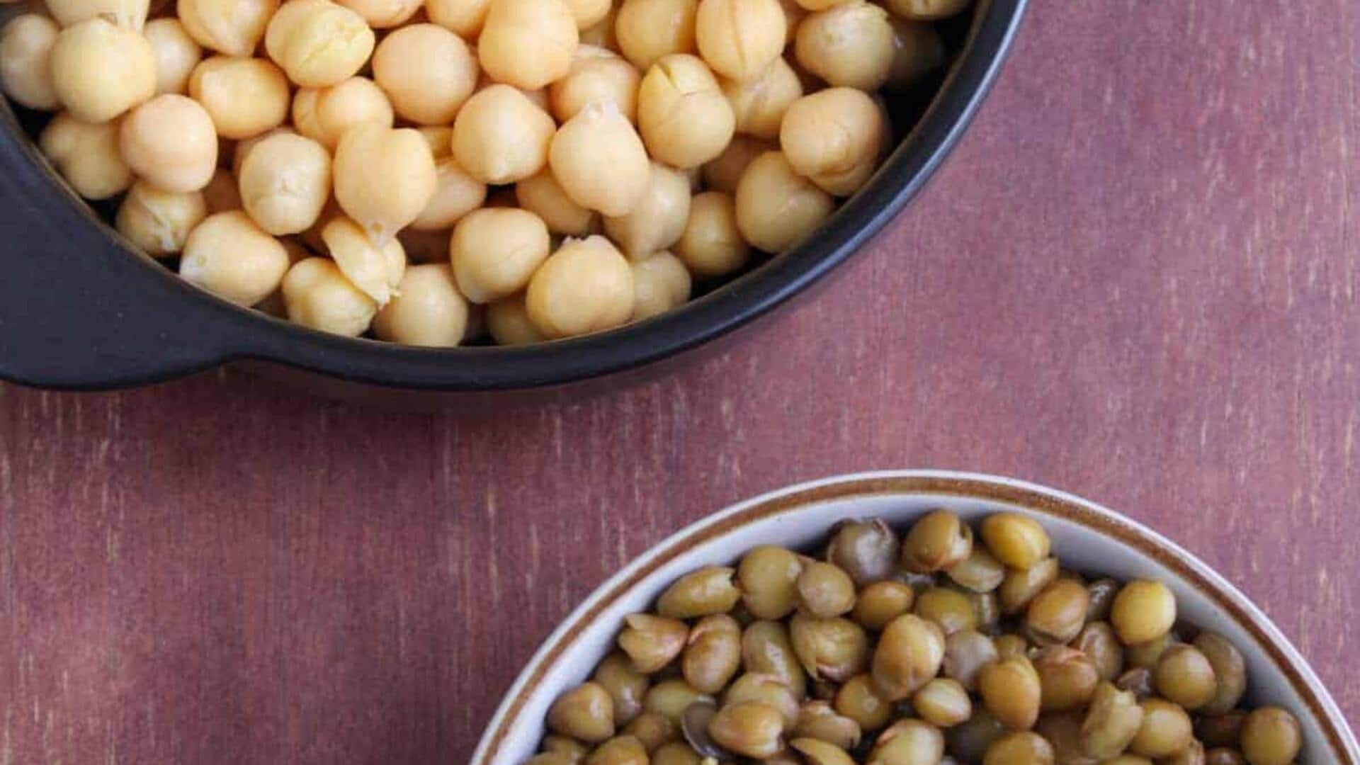 Lentils v/s chickpeas: Which is more suited for you?