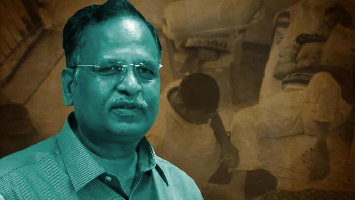 AAP's Satyendar Jain gets massages in jail; video goes viral