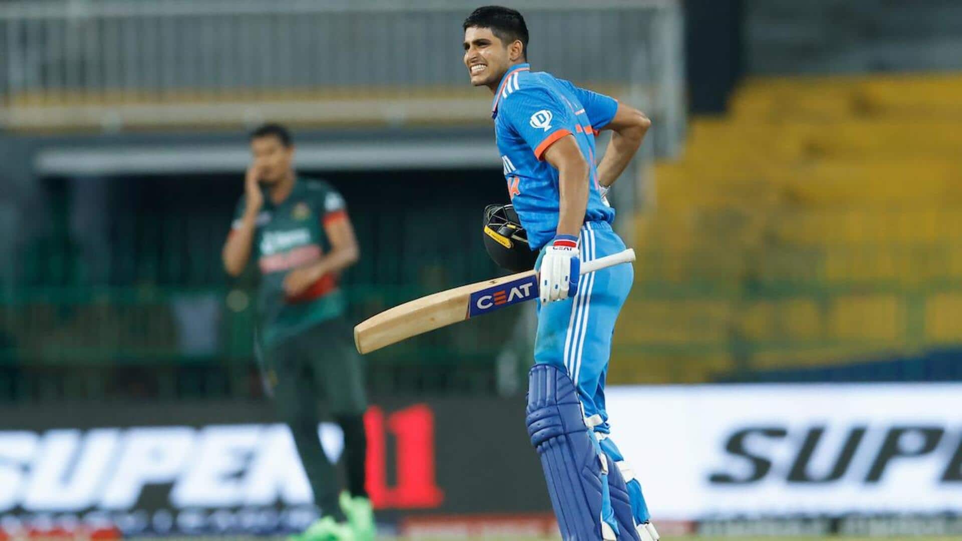 Asia Cup 2023: Shubman Gill hammers his fifth ODI century