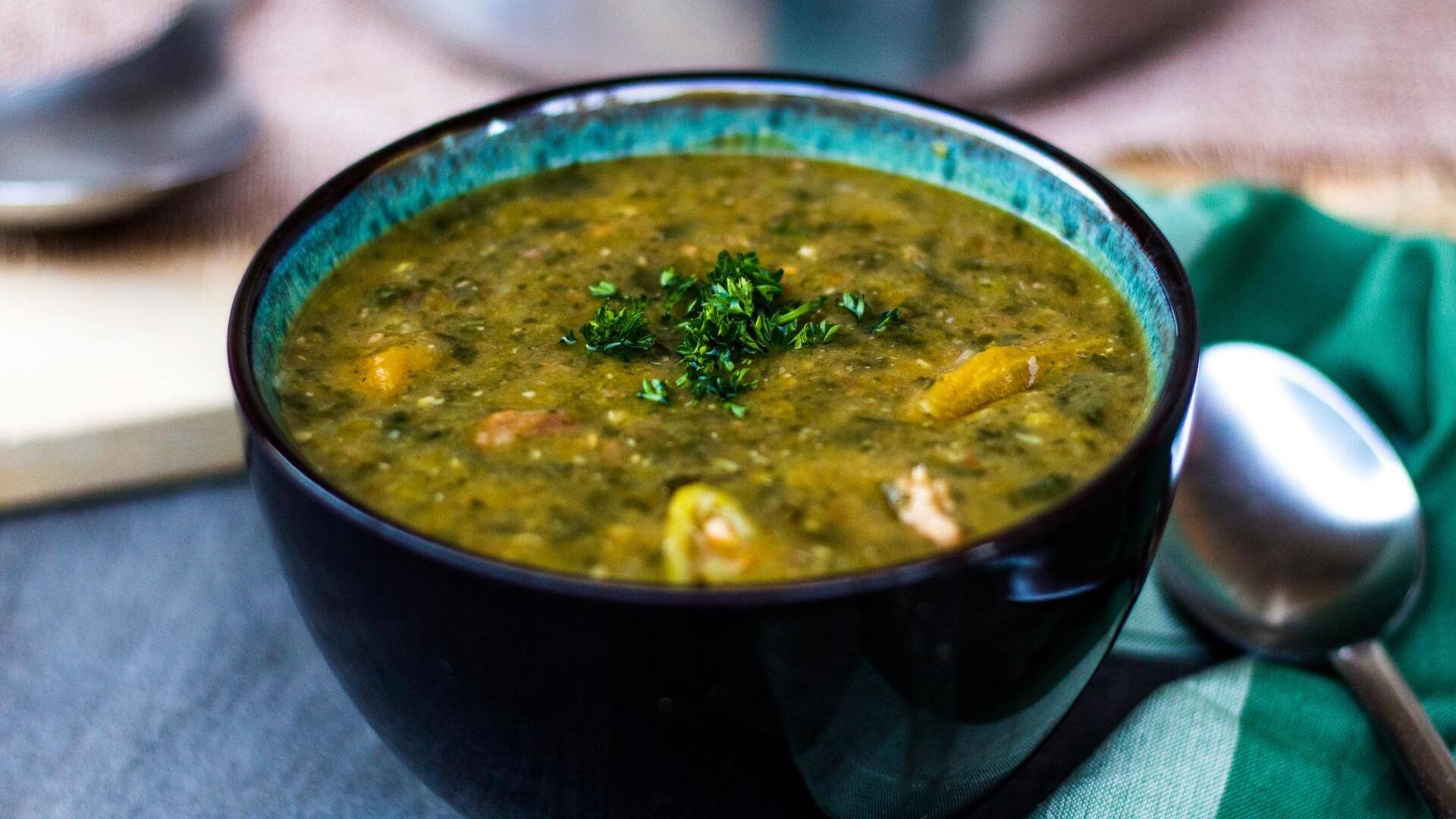 Health freaks will love this Caribbean callaloo soup recipe