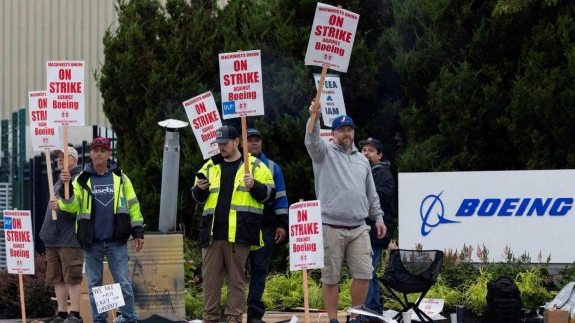 Boeing defense workers reject latest contract, strike enters 6th week