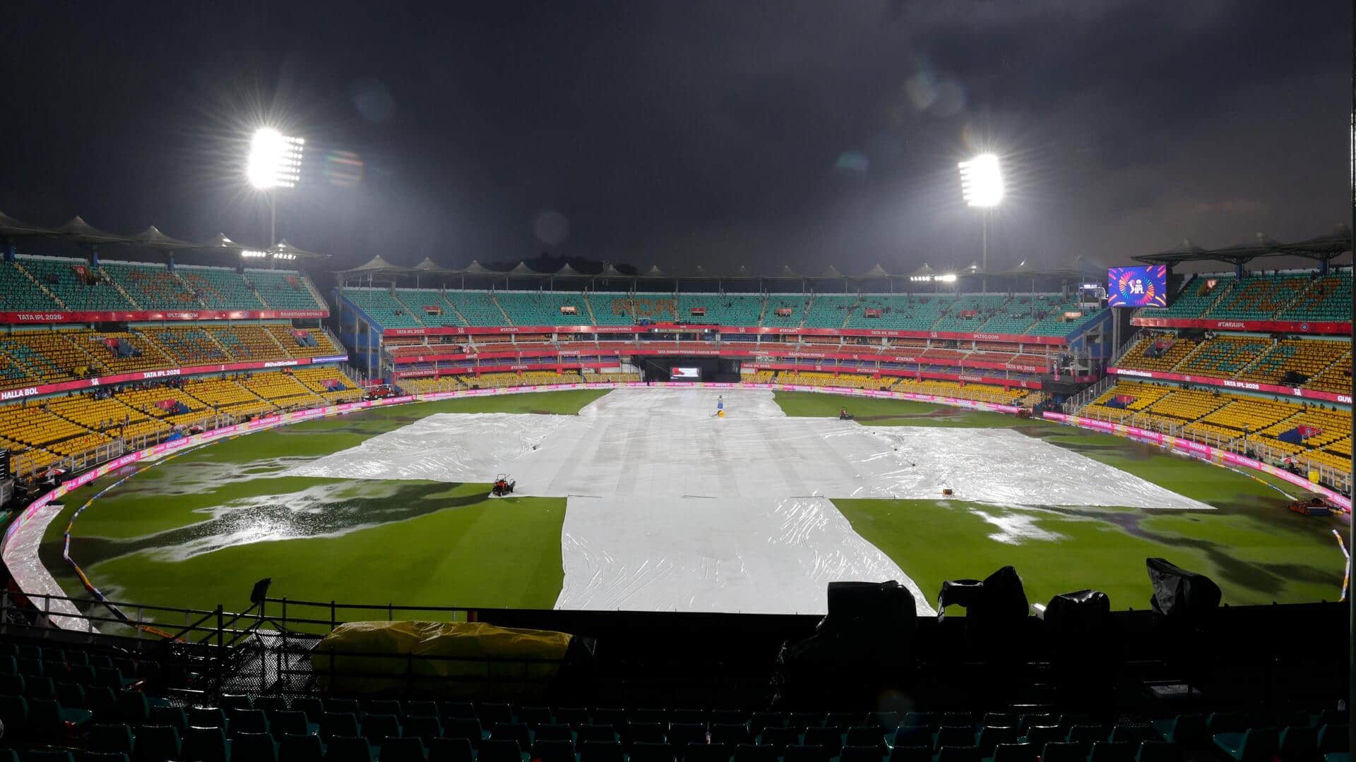 IPL 2026: Rain reduces RR-MI match to 11-over affair 
