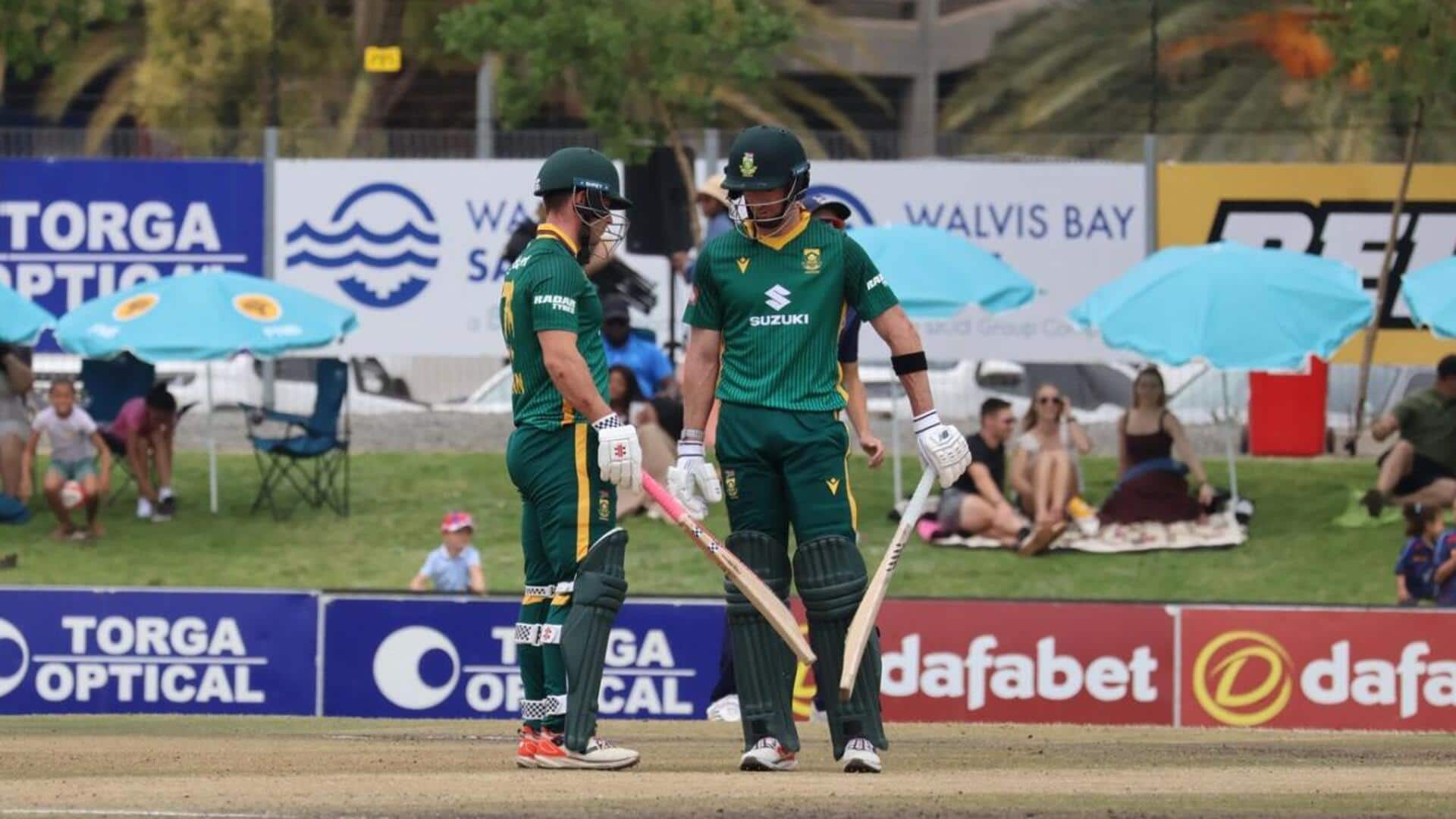 Hermann, Esterhuizen help SA thrash Namibia in 3rd ODI: Stats