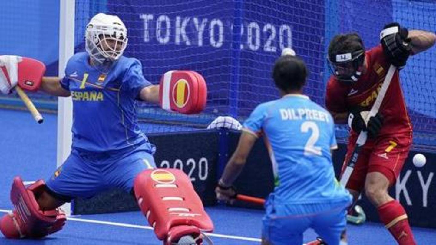 Manpreet Singh's men dominated the possession in initial ten minutes Manpreet Singh's men dominated the possession in initial ten minutes