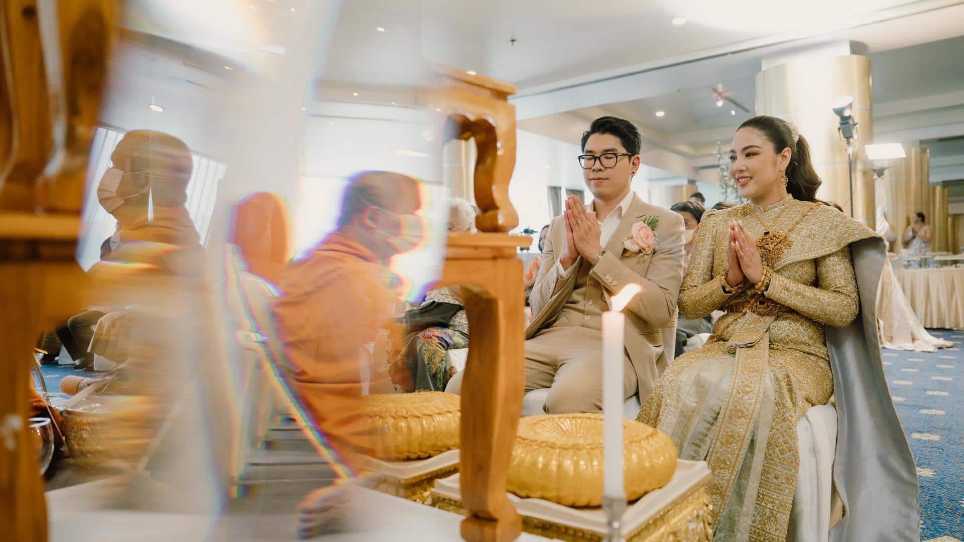 Thai weddings: Significance of the attire and colors used