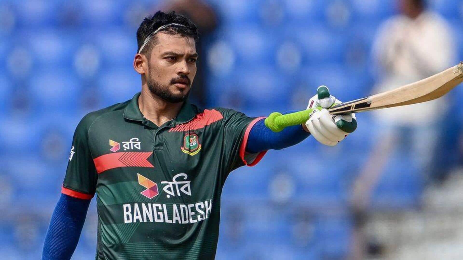 1st ODI: Shanto, Tanzid hammer half-centuries against Australia