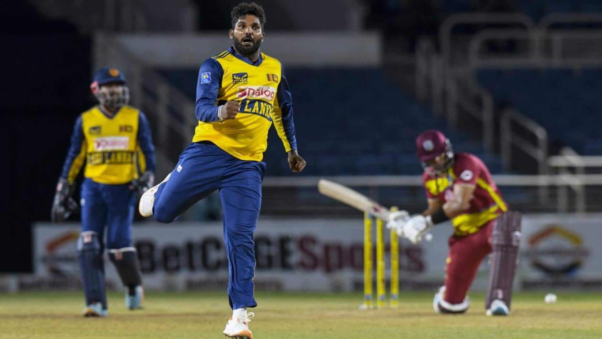 Wanindu Hasaranga ruled out of England ODIs with back injury