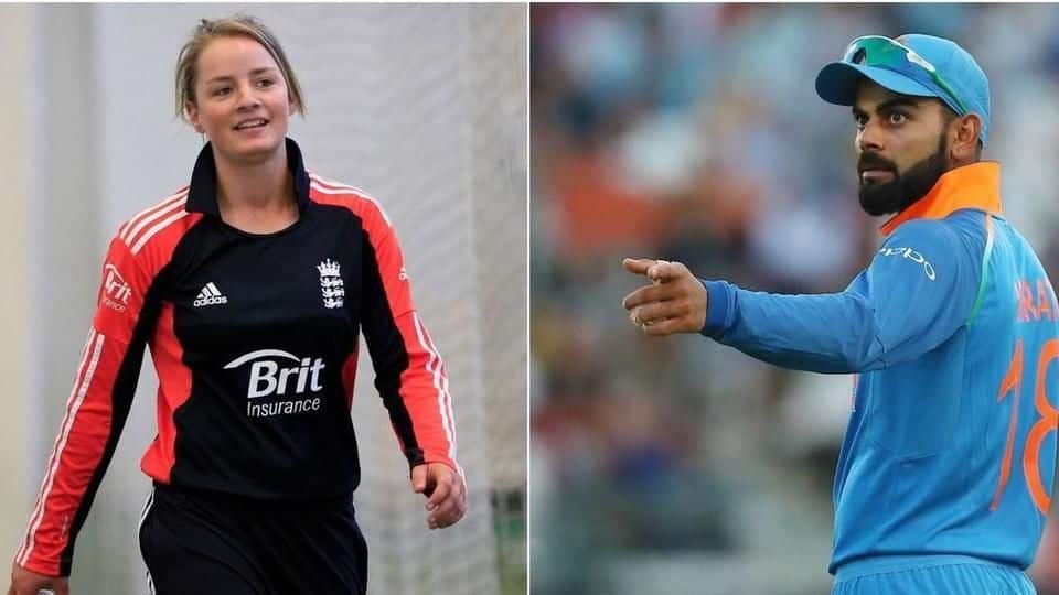 England cricketer Danielle Wyatt to play using Kohli's bat