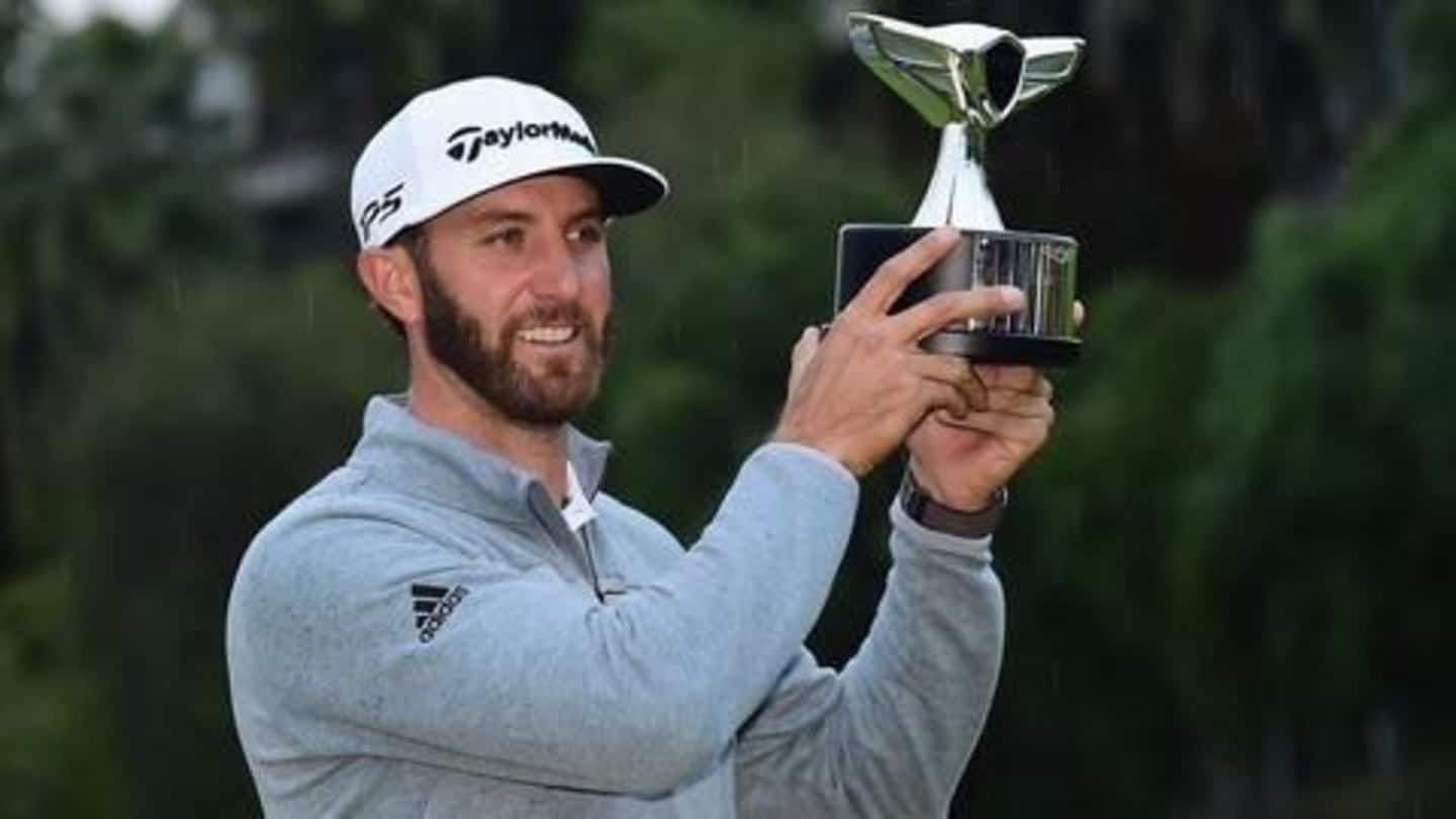 Dustin Johnson is the golf's new world no.1