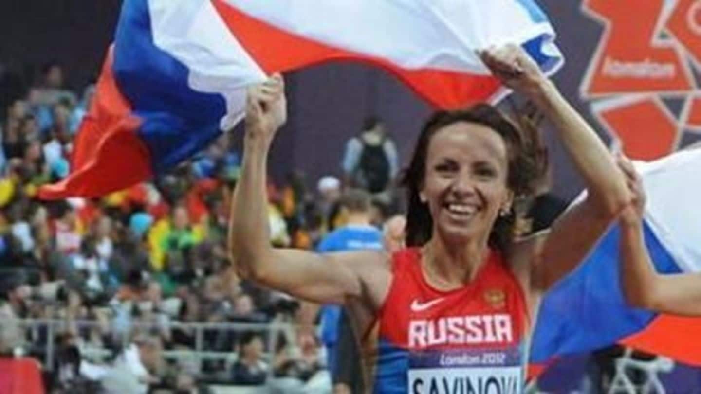 Russian athlete Mariya Savinova stripped off her Olympic gold Russian athlete Mariya Savinova stripped off her Olympic gold