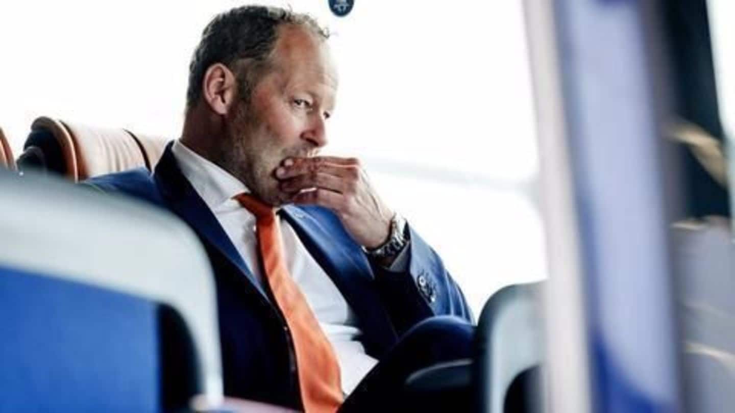 Netherlands fire manager Danny Blind after embarrassing WC loss