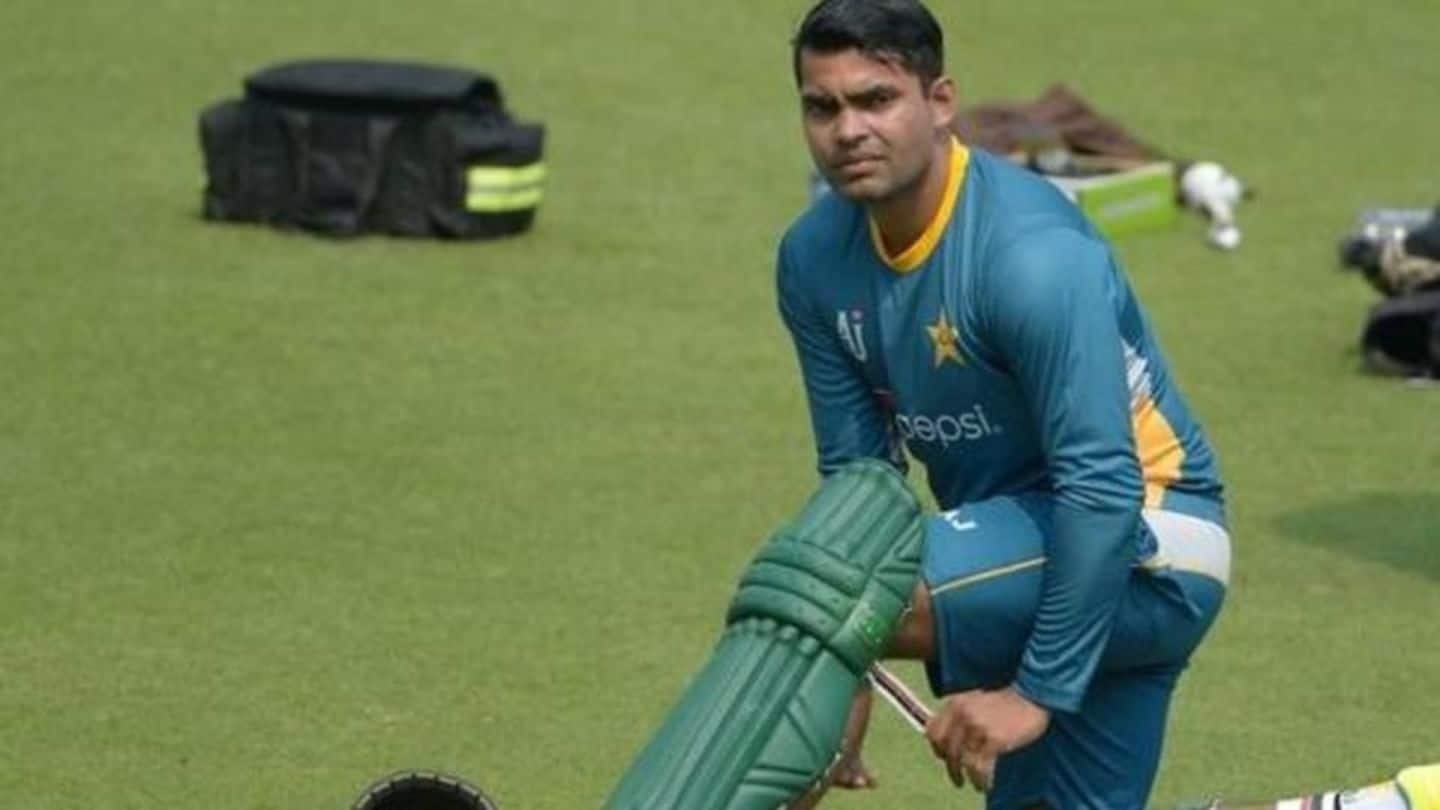 Pakistan Cricket Board bans Umar Akmal for 3 matches