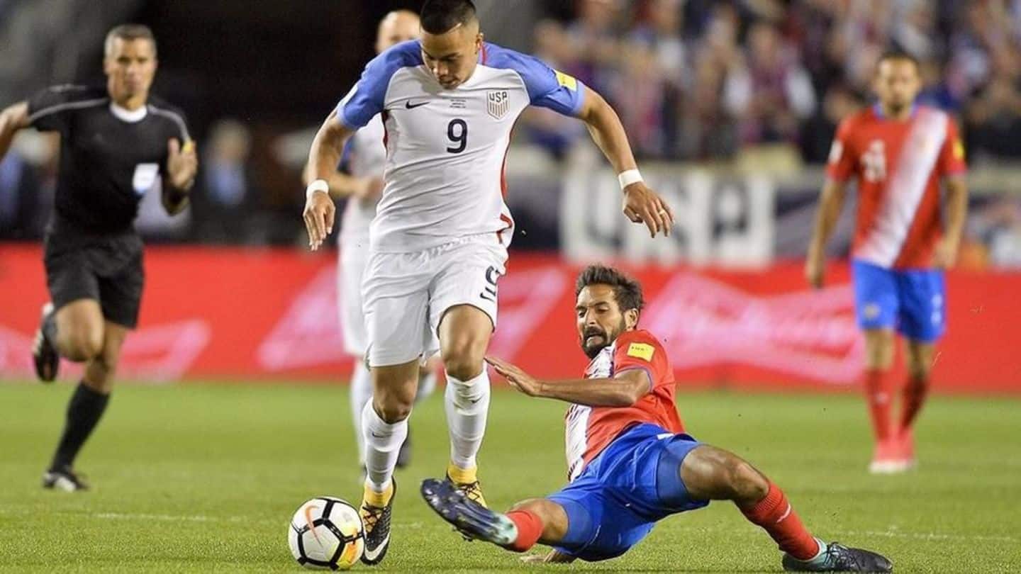 USA lose to Costa Rica, World Cup spot in danger