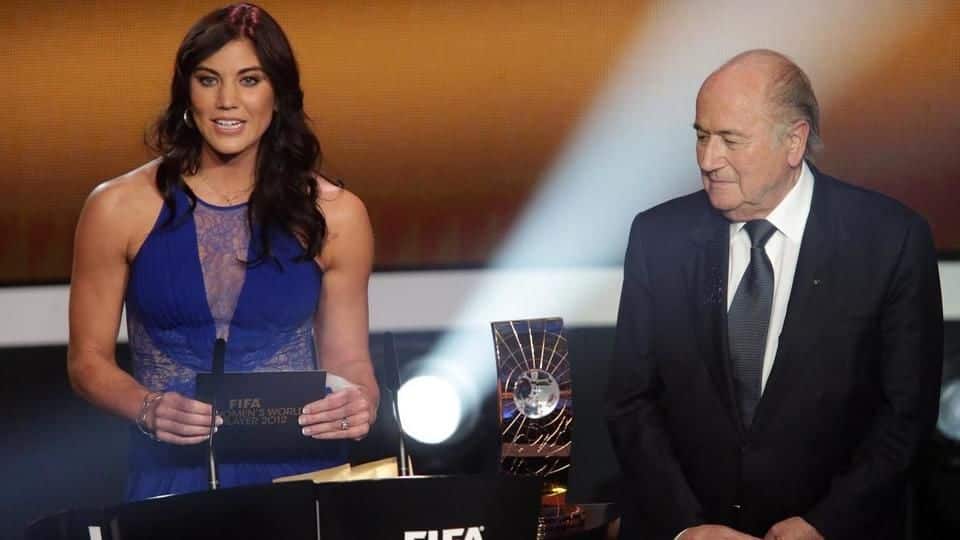 Hope Solo accuses ex-FIFA chief Sepp Blatter of sexual harassment
