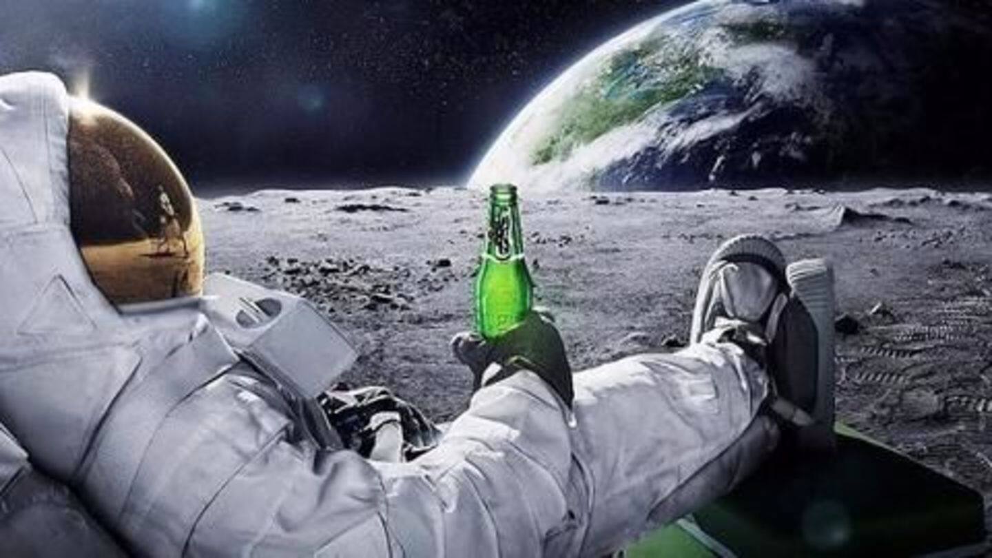 Any plans to brew beer on the moon, asks MP