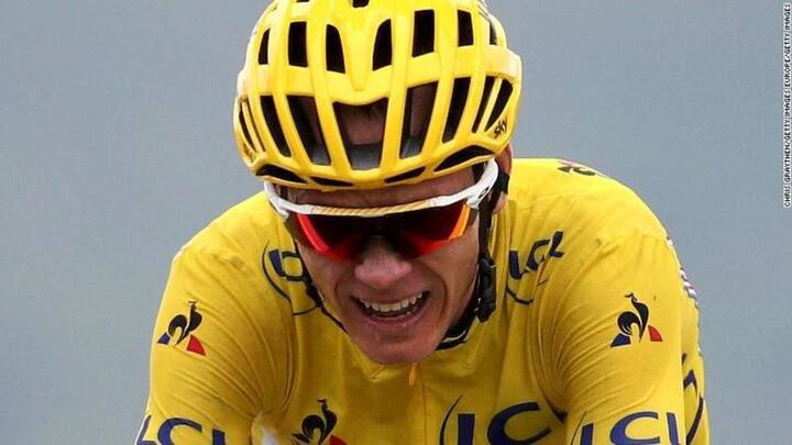 Cycling pro Chris Froome claims innocence after failing drug test