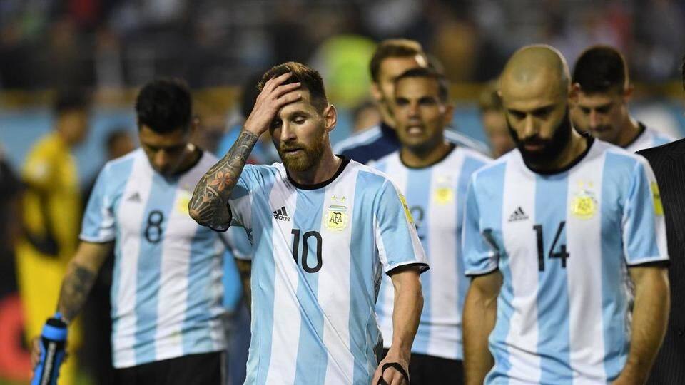 Argentina in danger of missing out the World Cup Argentina in danger of missing out the World Cup