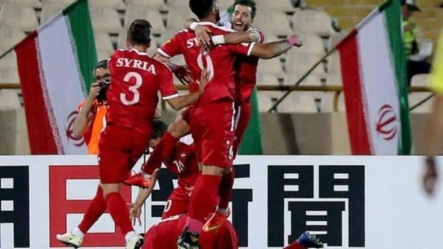 Syria keeps the World Cup hopes alive with play-offs qualification