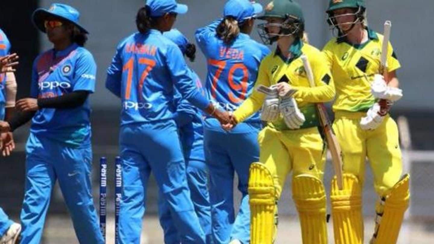 Indian women lose the Tri-Nation series opener to Australia