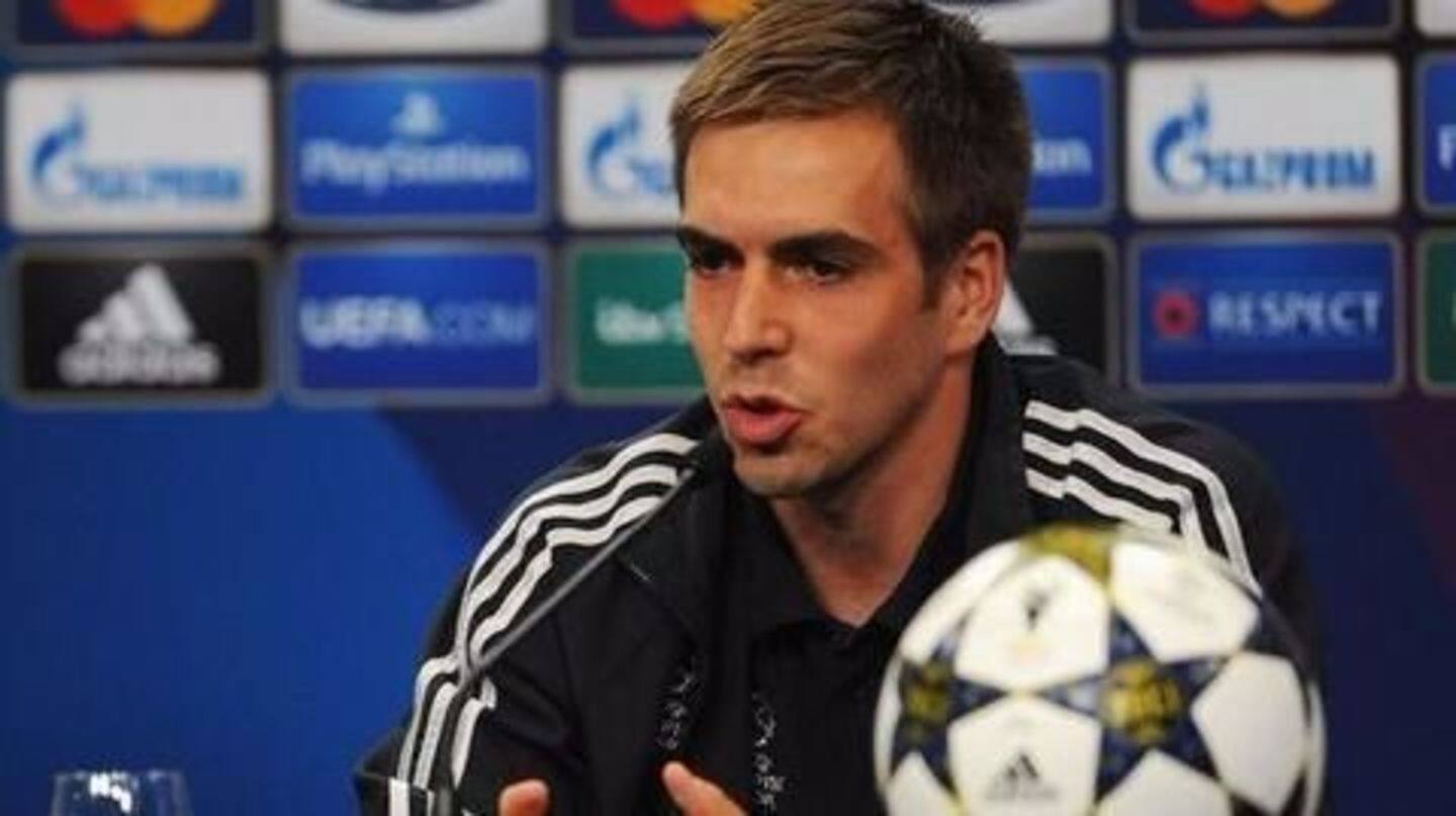 Bayern Munich's Philipp Lahm announces retirement