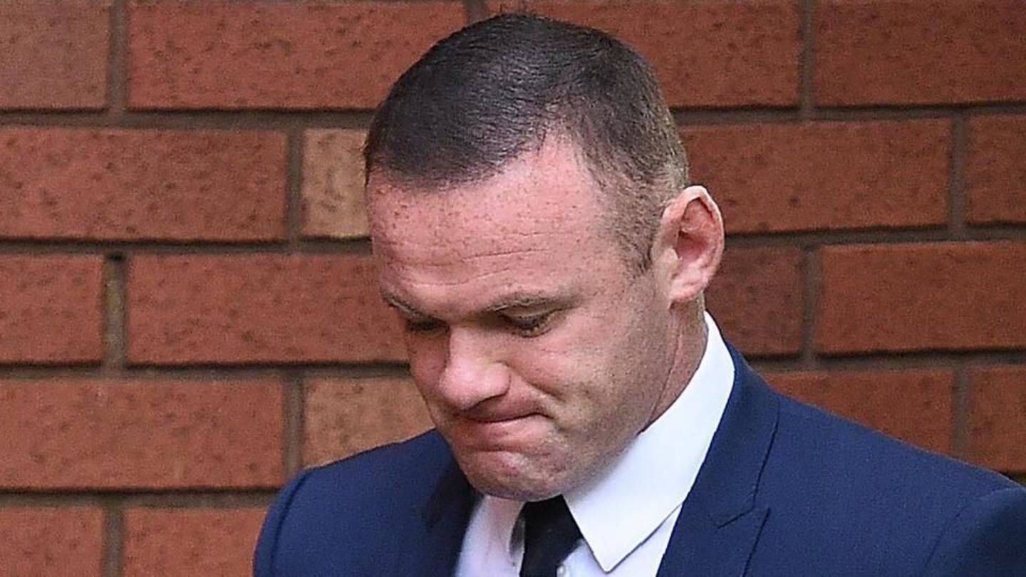 Driving ban for Wayne Rooney in drunk-driving case