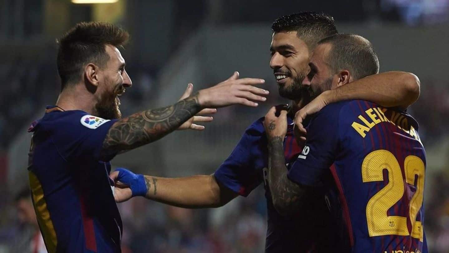 Barcelona continue their winning streak with 3-0 win against Girona
