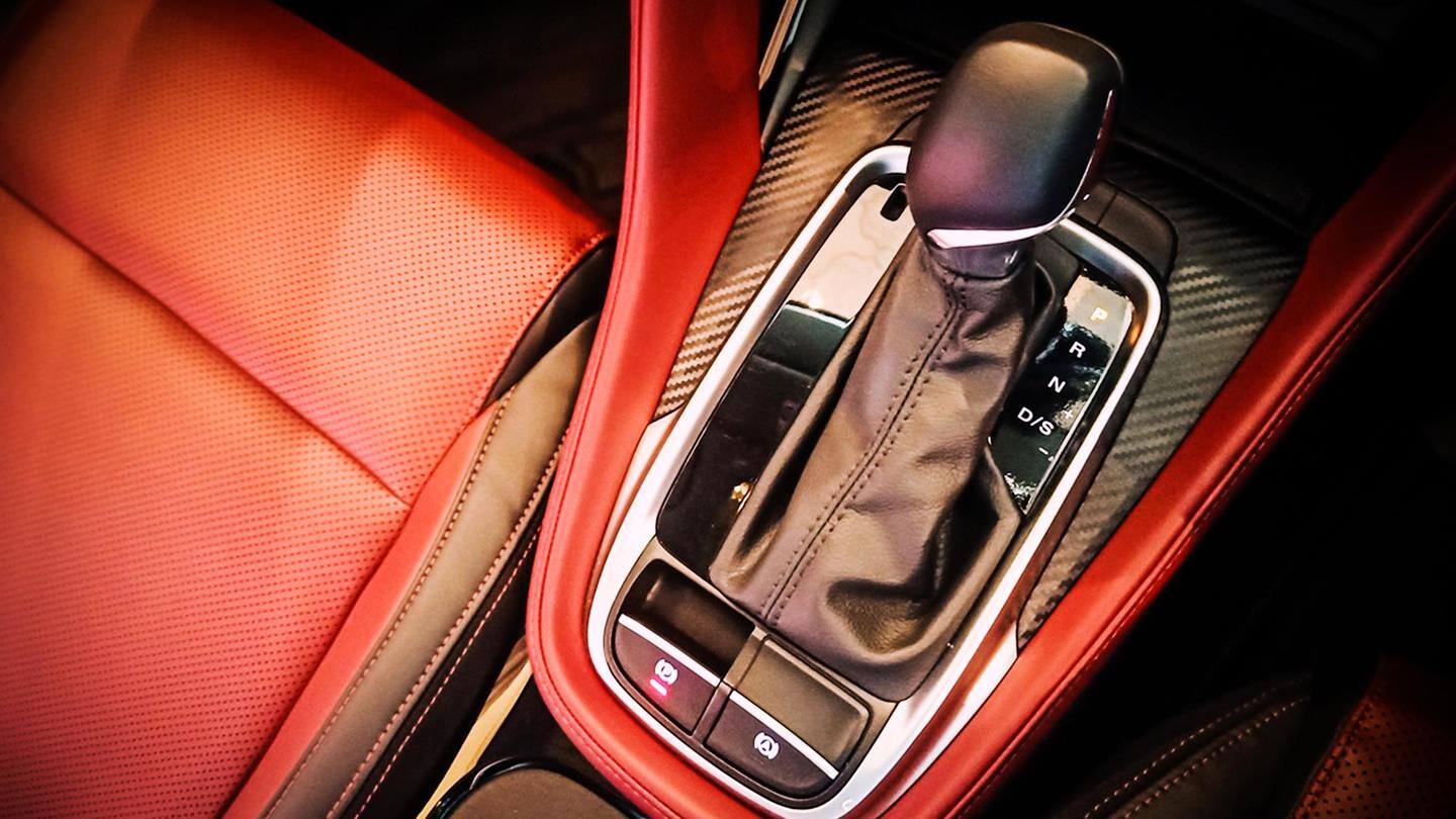 The turbo-petrol offers steering modes to alter steering response The turbo-petrol offers steering modes to alter steering response