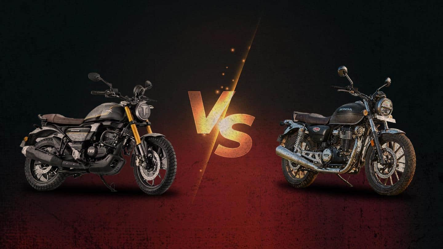 TVS Ronin v/s Honda H'ness CB350: Which one is better?