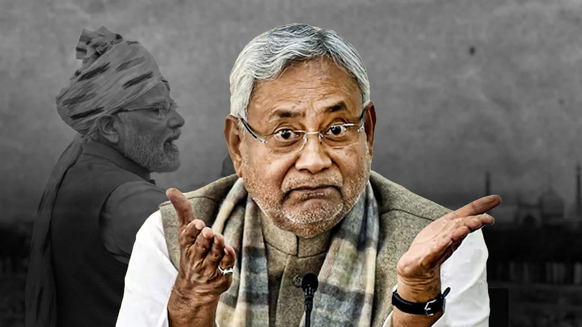 'What has new father of nation done?' Nitish questions Modi