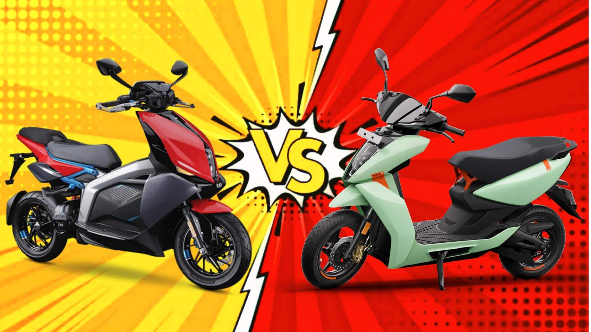 TVS X vs Ather 450X: Which performance EV is better