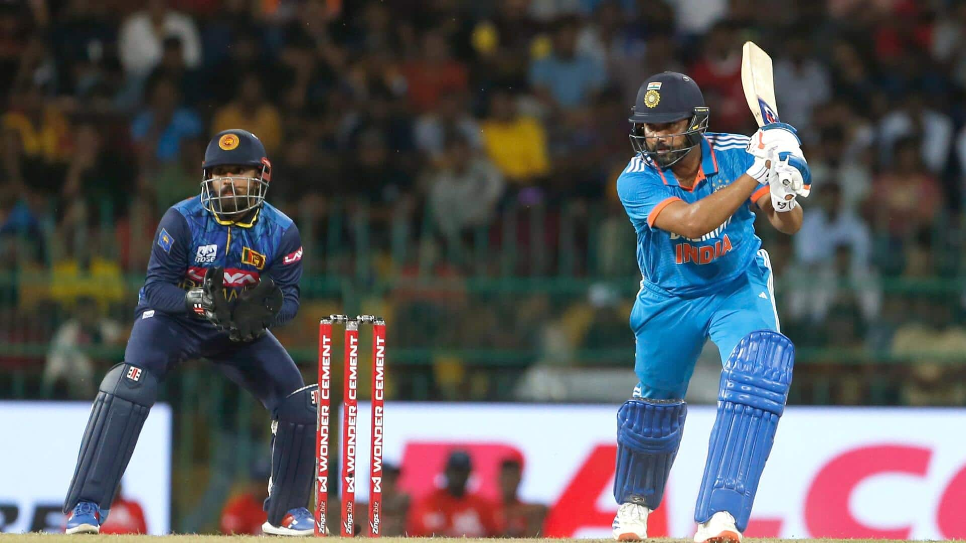 Rohit Sharma shines versus SL, completes 13,000 List A runs