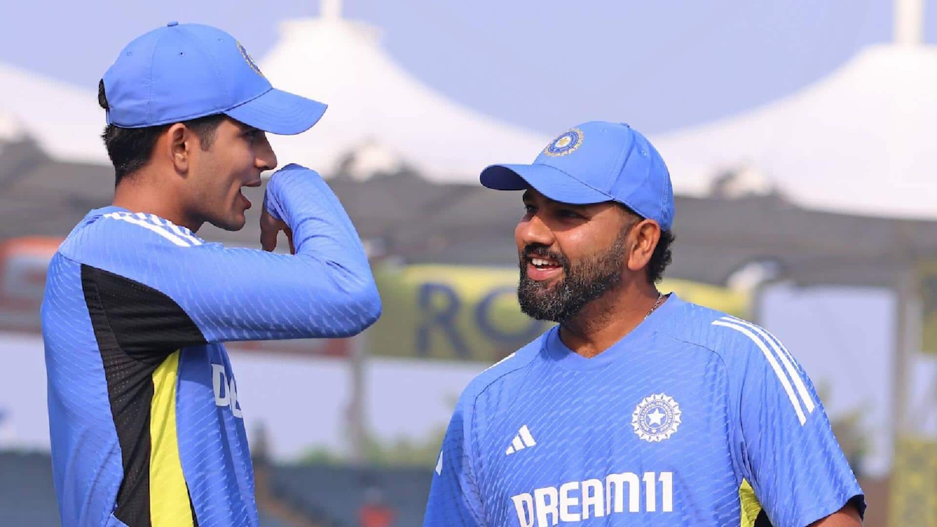 Shubman Gill backs Rohit Sharma, Virat Kohli for World Cup Shubman Gill backs Rohit Sharma, Virat Kohli for World Cup