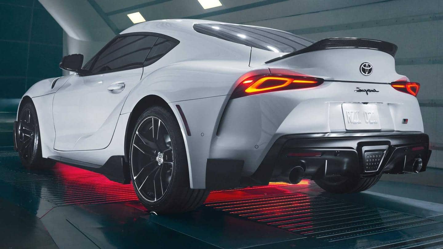 The car has 19-inch wheels and twin exhaust tips The car has 19-inch wheels and twin exhaust tips