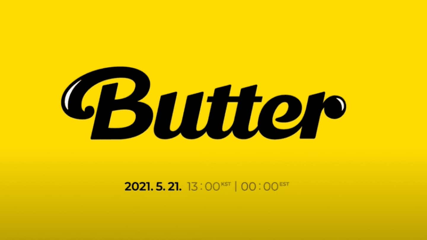 'Butter' announcement countdown was followed by over 8 lakh people 'Butter' announcement countdown was followed by over 8 lakh people