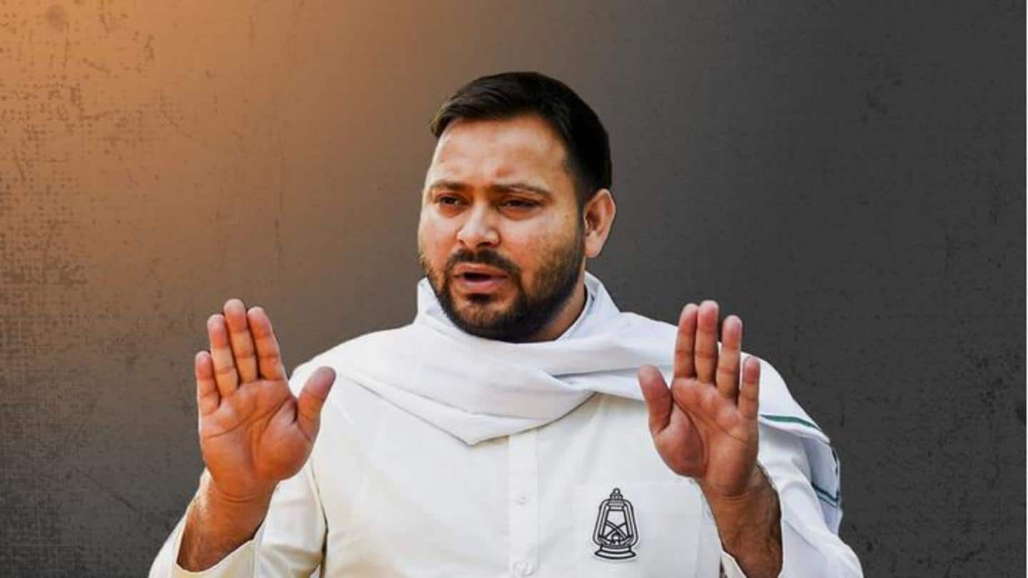 Why did Jharkhand BJP leader courier pen to Tejashwi Yadav?