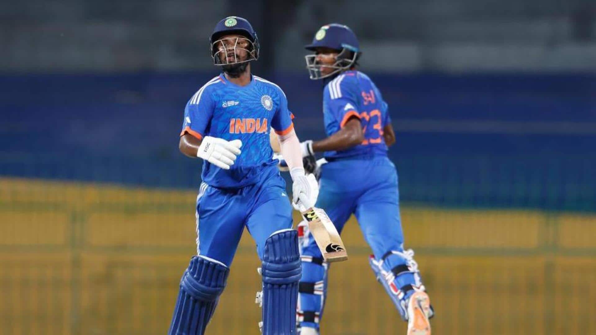Emerging Asia Cup: Sai Sudharsan's heroics help India thrash Pakistan